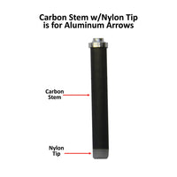 AAE GOLD MICRO PLUNGER CARBON STEM AND TIP SET