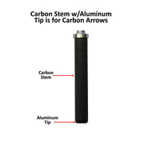 AAE GOLD MICRO PLUNGER CARBON STEM AND TIP SET