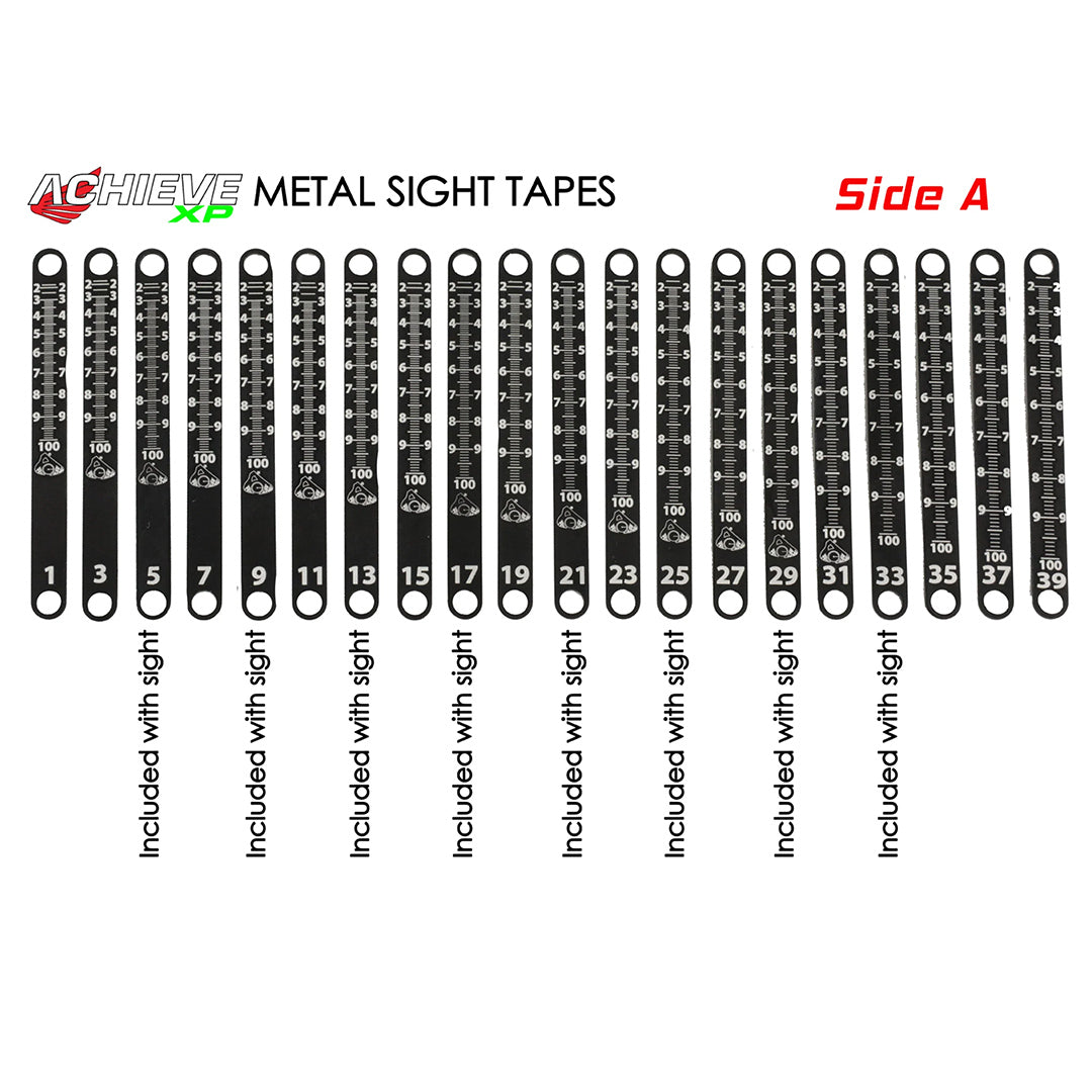AXCEL ACHIEVE XP - METAL SIGHT TAPES