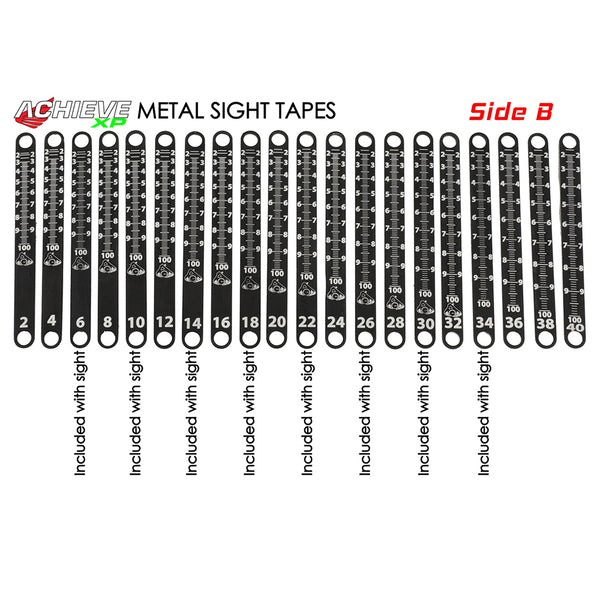 AXCEL ACHIEVE XP - METAL SIGHT TAPES