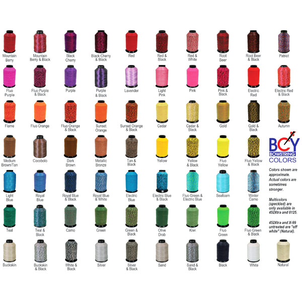 BCY 8125 BOWSTRING MATERIAL MULTI COLOR