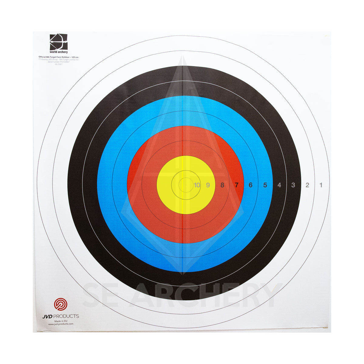 JVD TARGET FACE (THREADED)