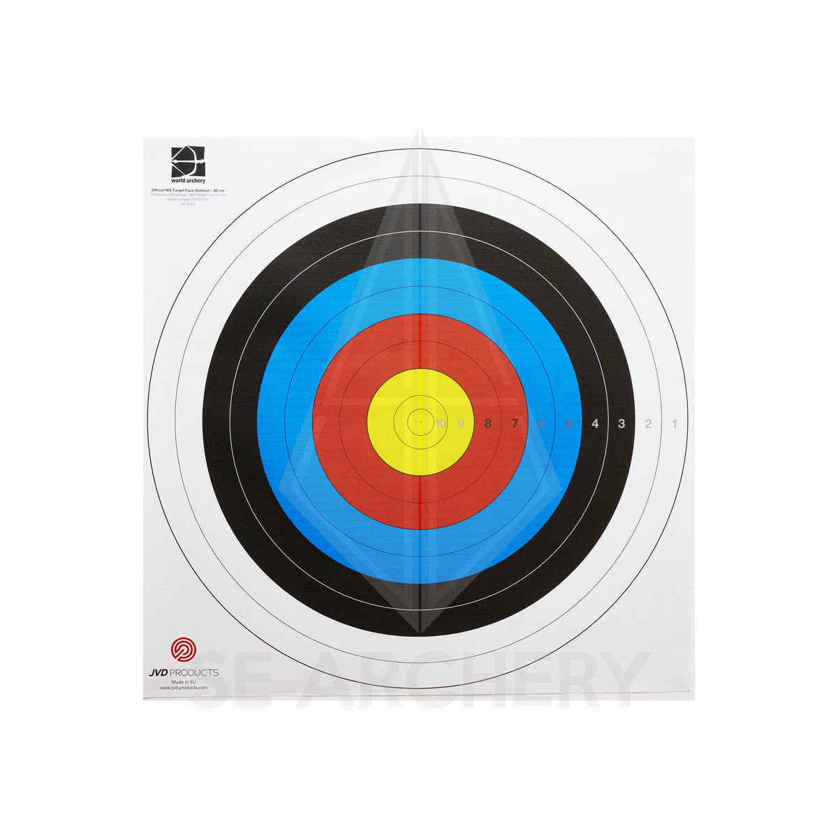 JVD TARGET FACE (THREADED)