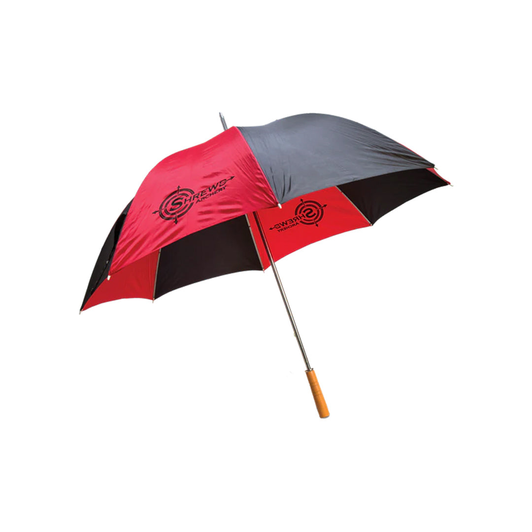 SHREWD BLACK AND RED UMBRELLA